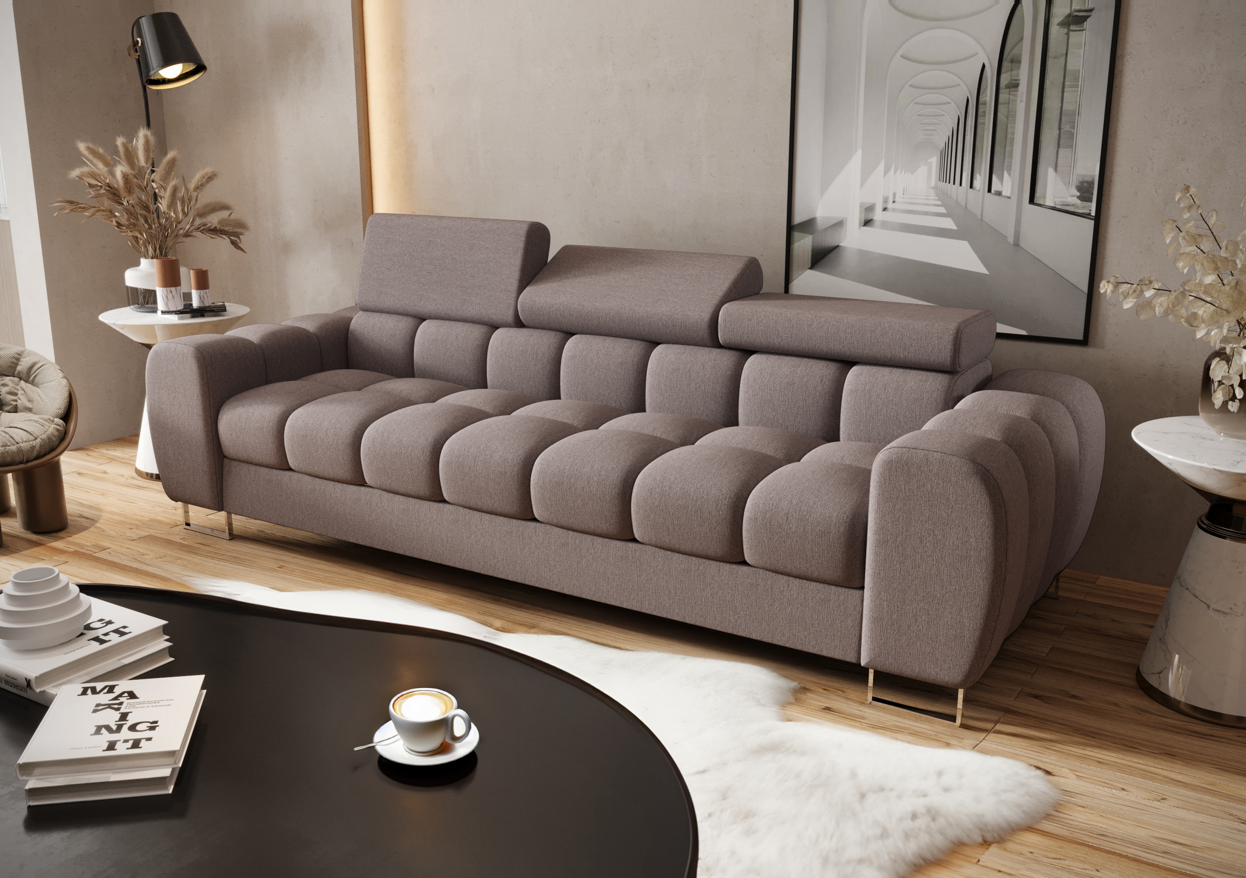 ASPEN III Dekor Dunkelbeige